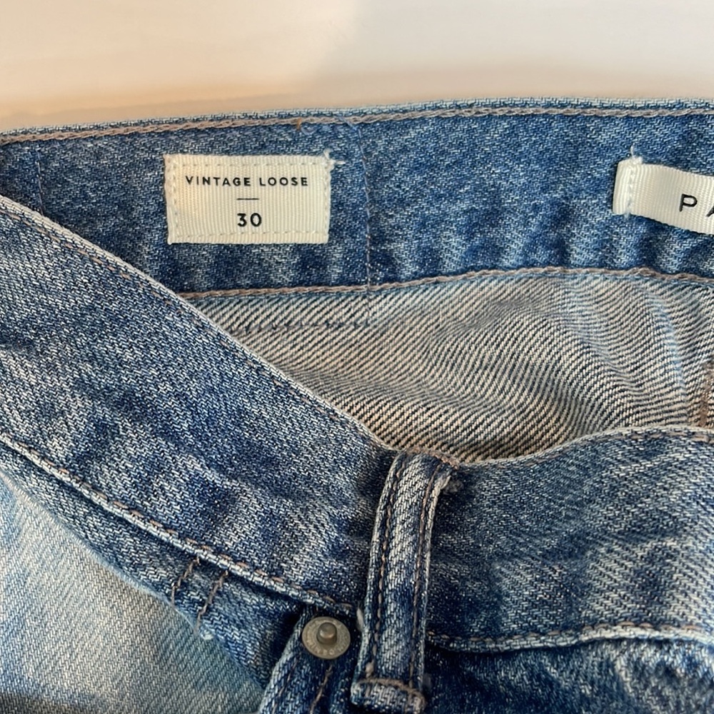 PacSun Vintage Loose Jeans Mens Patchwork Straight Leg - Picture 5 of 7